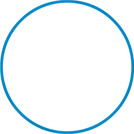 Χούλα-Χουπ 60cm - Φ19mm - 230gr, Μπλε