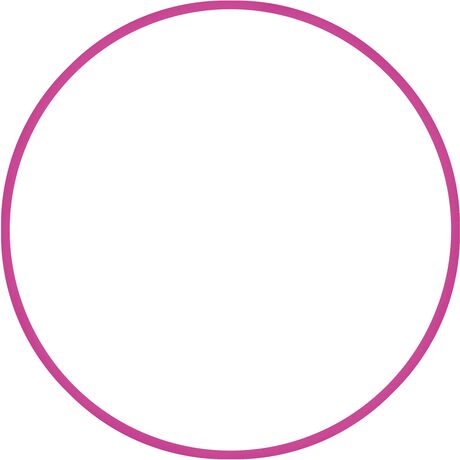 Χούλα-Χουπ 80cm - Φ19mm - 330gr, Φούξια
