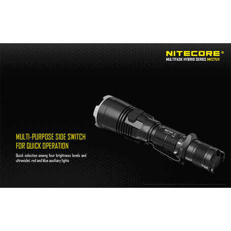 Φακός Led Nitecore Multi Task Hybrid MH27UV Φακός Led Nitecore Multi Task Hybrid MH27UV