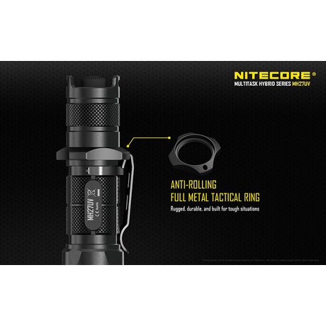 Φακός Led Nitecore Multi Task Hybrid MH27UV Φακός Led Nitecore Multi Task Hybrid MH27UV