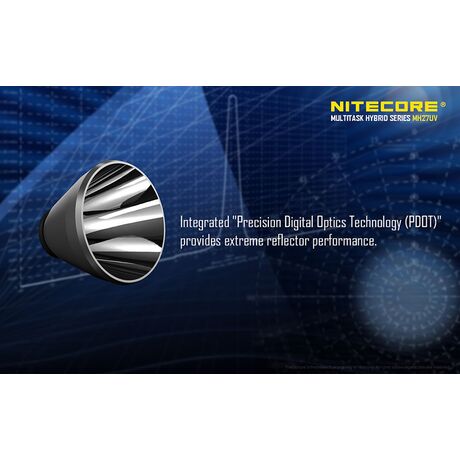 Φακός Led Nitecore Multi Task Hybrid MH27UV Φακός Led Nitecore Multi Task Hybrid MH27UV