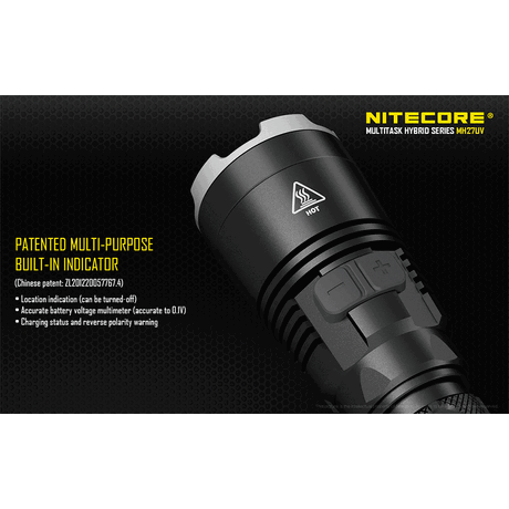 Φακός Led Nitecore Multi Task Hybrid MH27UV Φακός Led Nitecore Multi Task Hybrid MH27UV