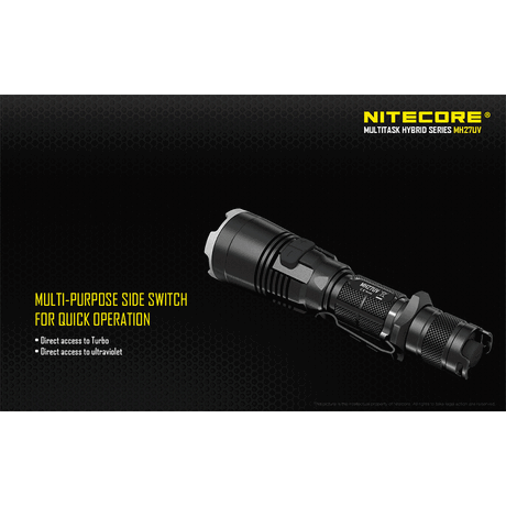 Φακός Led Nitecore Multi Task Hybrid MH27UV Φακός Led Nitecore Multi Task Hybrid MH27UV