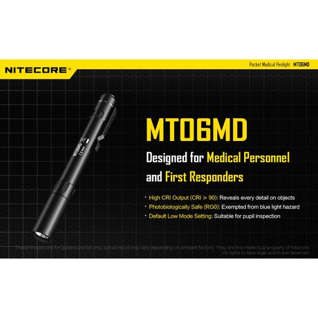 Φακός Χειρός Led Nitecore Multi Task MT06MD