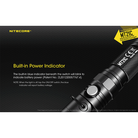 Φακός Χειρός Led Nitecore Multi Task MT21C