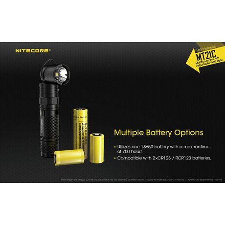 Φακός Χειρός Led Nitecore Multi Task MT21C