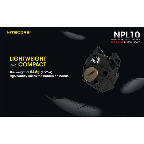 Φακός Led Nitecore NPL10 Με Μπαταρία CR2