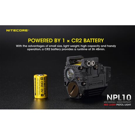 Φακός Led Nitecore NPL10 Με Μπαταρία CR2