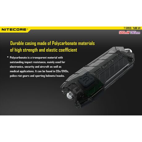 Φακός Μπρελόκ Led Nitecore TUBE UV