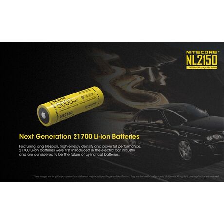 Μπαταρία Επαναφορτιζόμενη Nitecore 21700 5000mAh