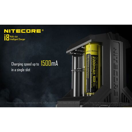 Φορτιστής Μπαταριών Nitecore i8