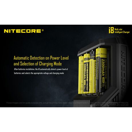 Φορτιστής Μπαταριών Nitecore i8