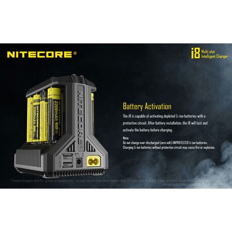 Φορτιστής Μπαταριών Nitecore i8