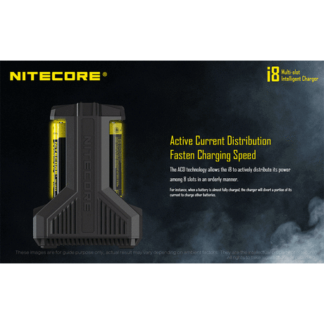 Φορτιστής Μπαταριών Nitecore i8