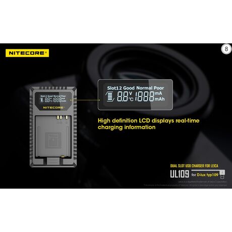 Φορτιστής Nitecore UL109