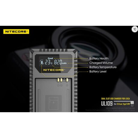 Φορτιστής Nitecore UL109