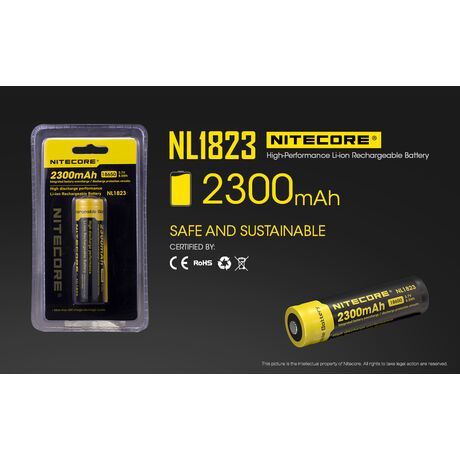 Μπαταρία Nitecore 18650 NL1823 2300mAh