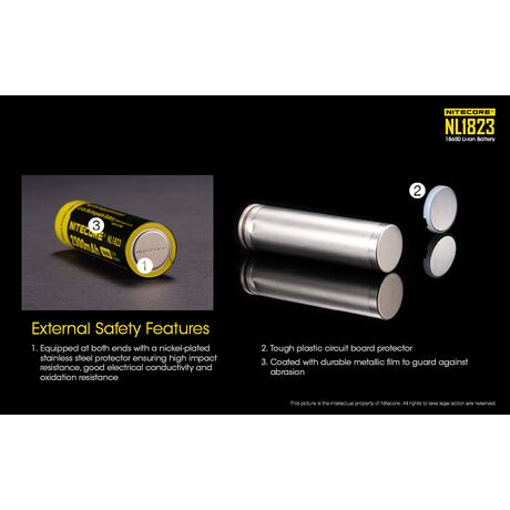 Μπαταρία Nitecore 18650 NL1823 2300mAh