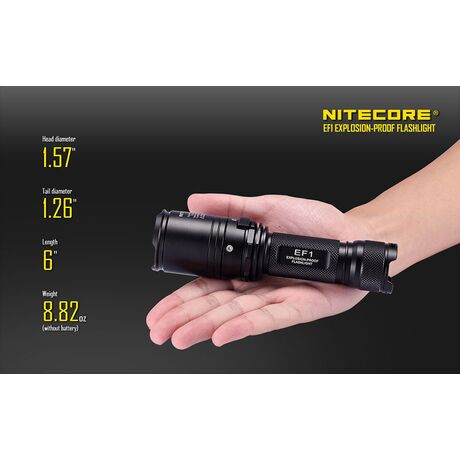 Φακός Χειρός Led Nitecore Explosion - Proof EF1