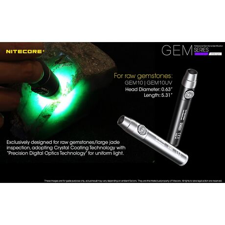 Φακός Χειρός Led Nitecore Gemstone GEM8