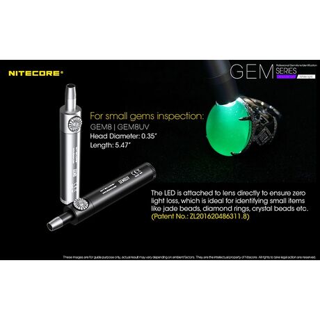 Φακός Χειρός Led Nitecore Gemstone GEM8
