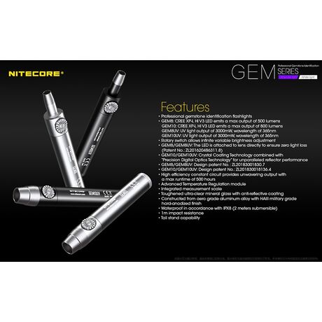 Φακός Χειρός Led Nitecore Gemstone GEM8