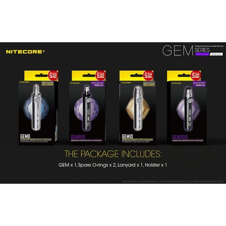 Φακός Χειρός Led Nitecore Gemstone GEM8