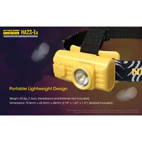 Φακός Κεφαλής Led Nitecore Headlamp HA23-EX, Explosion Proof