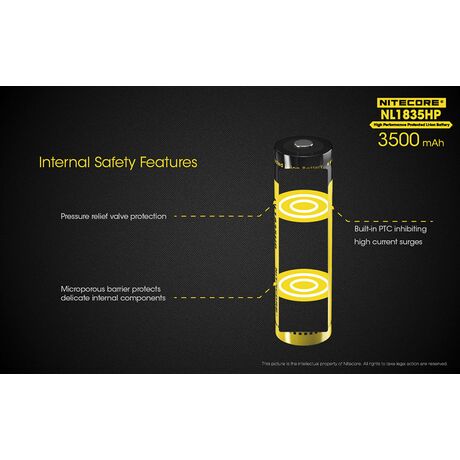 Μπαταρία Nitecore 18650 NL1835HP 3500mAh