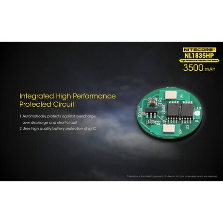 Μπαταρία Nitecore 18650 NL1835HP 3500mAh