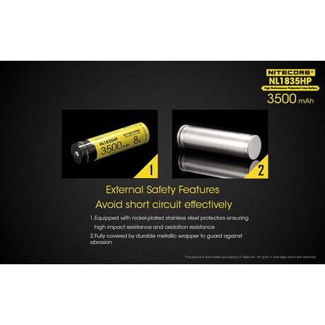 Μπαταρία Nitecore 18650 NL1835HP 3500mAh