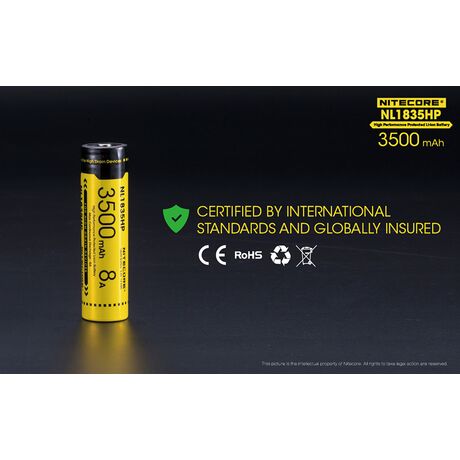 Μπαταρία Nitecore 18650 NL1835HP 3500mAh