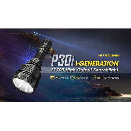 ΦΑΚΟΣ LED NITECORE PRECISE P30i, 2000 Lumens, 1000m Δέσμη +2150Hpi+ RSW2i