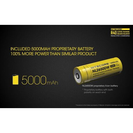 ΜΠΑΤΑΡΙΑ NITECORE NL2650DW 5000mah για R40