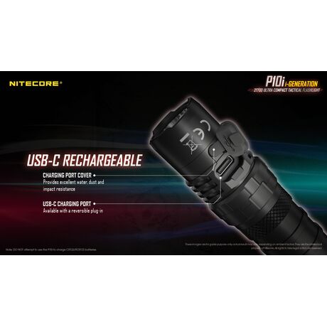 ΦΑΚΟΣ LED NITECORE PRECISE P10i, Tactical, Strobe Ready