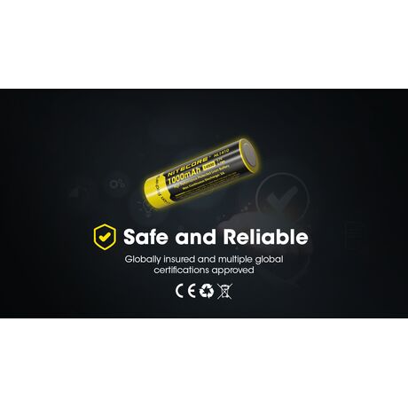 ΜΠΑΤΑΡΙΑ NITECORE NL1410 , 14500 , 1000ma