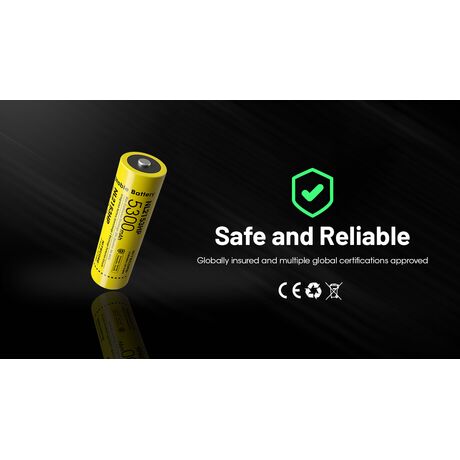 ΜΠΑΤΑΡΙΑ NITECORE 21700/ 5300mAh / HP (τιμή τεμαχίου)