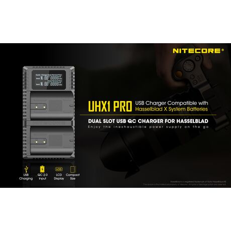 ΦΟΡΤΙΣΤΗΣ NITECORE UHX1 pro , Hasselblad X