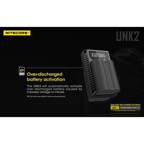 ΦΟΡΤΙΣΤΗΣ NITECORE UNK2 για NIKON