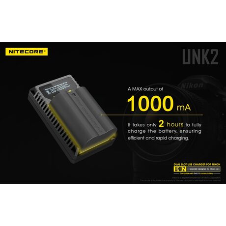 ΦΟΡΤΙΣΤΗΣ NITECORE UNK2 για NIKON