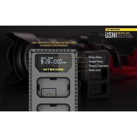 ΦΟΡΤΙΣΤΗΣ NITECORE USN1 για SONY