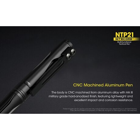 Tactical Pen NITECORE NTP21, Multifanctional