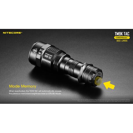 ΦΑΚΟΣ LED NITECORE TM9KTAC, 9800 Lumens