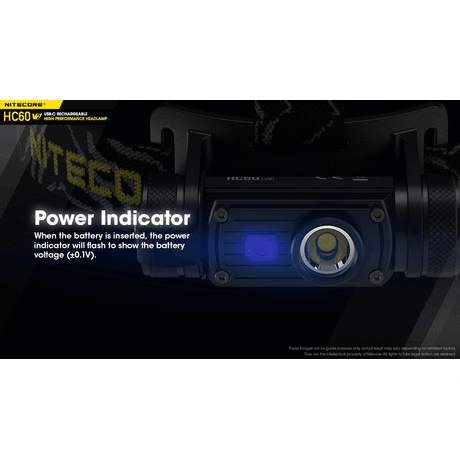 ΦΑΚΟΣ LED NITECORE HEADLAMP HC60 V2, 1200 Lumens