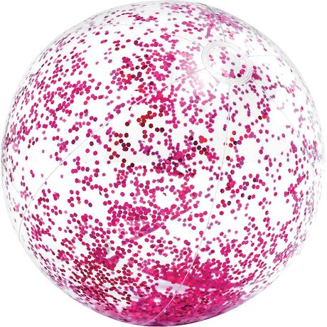 Transparent Glitter Beach Balls