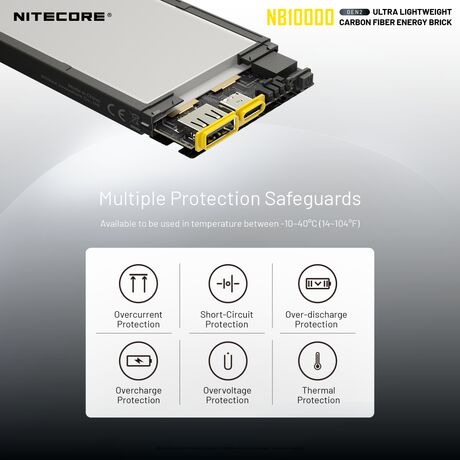 POWER BANK NITECORE NB10000 Upgraded version