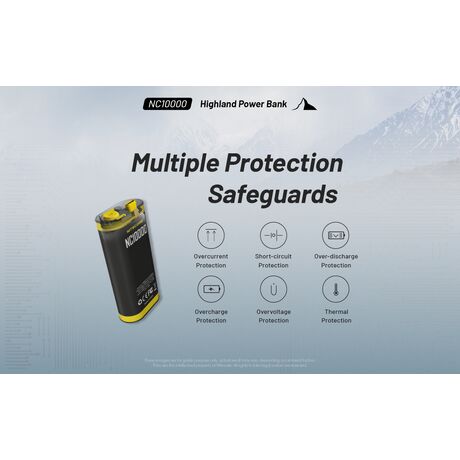 POWER BANK NITECORE NC10000+USB-C cable POWER BANK NITECORE NC10000+USB-C cable