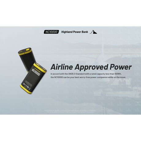 POWER BANK NITECORE NC10000+USB-C cable POWER BANK NITECORE NC10000+USB-C cable