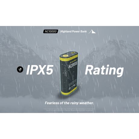 POWER BANK NITECORE NC10000+USB-C cable POWER BANK NITECORE NC10000+USB-C cable