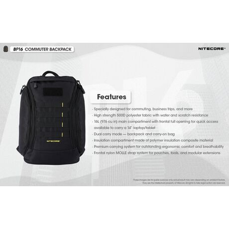 ΣΑΚΙΔΙΟ NITECORE Backpack BP16